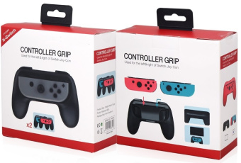 Набор из 2-х держателей для Joy-Con black чёрный  (TNS-851)