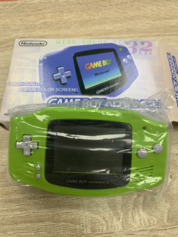 Game Boy Advance зелёный NEW