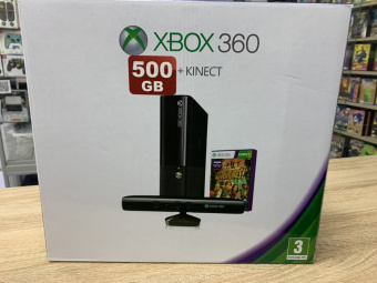 Xbox 360 SLIM E 500Gb + сенсор движений Kinect + Kinect Adventure (NEW)