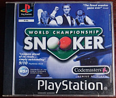 картинка World Championship Snooker original [PS1, английская версия] USED от магазина 66game.ru