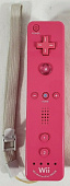 картинка Wii Remote (розовый) с Motion Plus оригинал RVL-036 USED. Купить Wii Remote (розовый) с Motion Plus оригинал RVL-036 USED в магазине 66game.ru