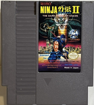 Nintendo NES Ninja Gaiden II ORIGINAL !!! NTSC