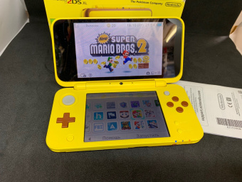 New Nintendo 2DS XL  Pikachu Edition Luma + Игры (USED) 2
