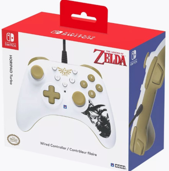 Nintendo Switch Геймпад Hori HORIPAD Turbo (Zelda) для консоли Switch (NSW-463U)