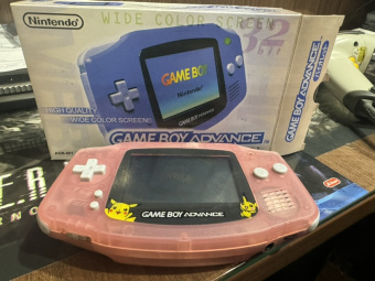 Game Boy Advance оригинал розовый новый корпус!