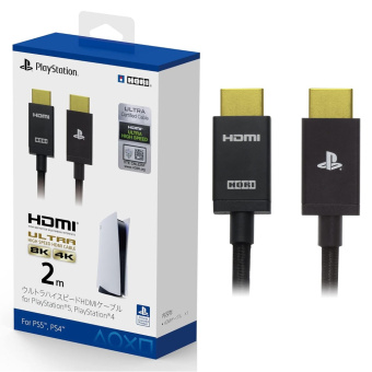 Кабель PS5 PS4 HORI HDMI 2.1 8K 4K 2 метра