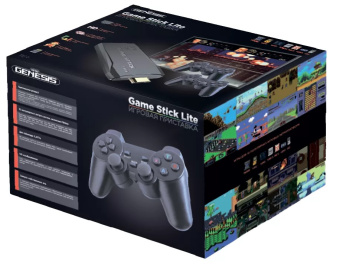 Retro Genesis GameStick Lite 64Gb, 11500 игр, PS1, NES, SMD, SNES и др. model TI-155