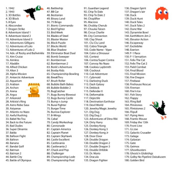 365in1 Мега хиты Денди список 1