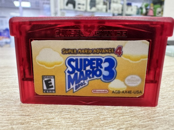 Super Mario Advance 4 - Super Mario Bros 3  (английская  версия) [GBA]