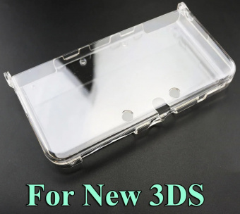 Прозрачный пластиковый чехол для New Nintendo 3DS