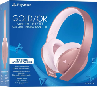 Гарнитура Sony Gold Wireless Stereo Headset для PS4 Pink (CUHYA-0080)