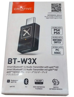 Creative BT-W3X Smart Bluetooth 5.3 Audio Transmitter